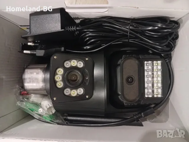 Двойна WIFI камера за наблюдение P11 Pro + Карта, 8MP, външна/вътрешна, Ultra HD, 5X ZOOM, Icsee, снимка 11 - IP камери - 55942886
