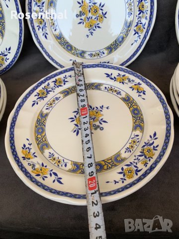 Винтидж италиански сервиз чинии , фина керамика, снимка 8 - Чинии - 35919933