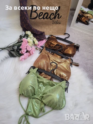 Victoria's Secret Дамски Златен Бански С 2 Части👙Дамски Бански С Две Части Код BS-3, снимка 2 - Бански костюми - 51040650