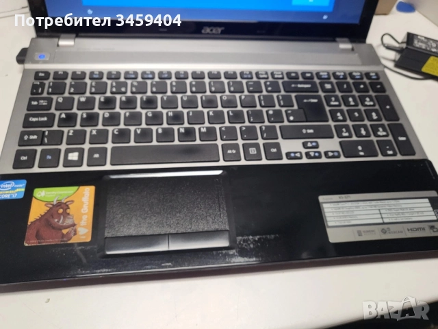 Acer Aspire V3-571 i7 за части или ремонт, снимка 2 - Лаптопи за дома - 52241157
