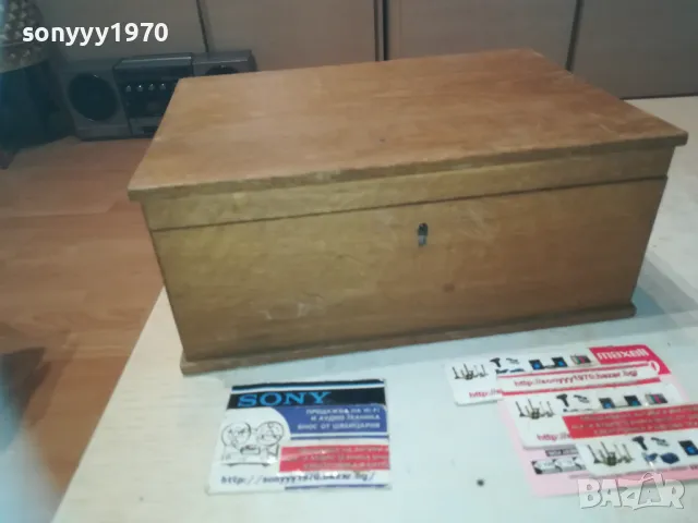 ДЪРВЕНА СТАРА КУТИЯ ОТ ШВЕЦИЯ 3009241711LNVD, снимка 12 - Антикварни и старинни предмети - 47409582