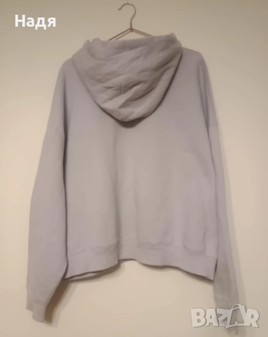 Оригинален Дамски ватиран суичър New Balance Linear Heritage Brushed Back Fleece Hoodie, снимка 2 - Суичъри - 52842138