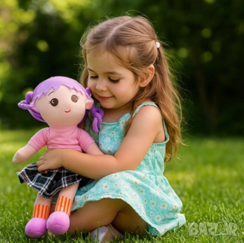 Очарователни парцалени кукли, говорещи на български език, с височина 50 см, снимка 3 - Кукли - 52038024
