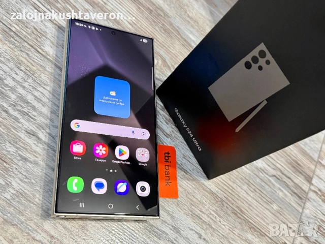  Samsung Galaxy S24 Ultra 256 GB 12 GB Ram Dual Sim Отличен Гаранционен , снимка 2 - Samsung - 52541553