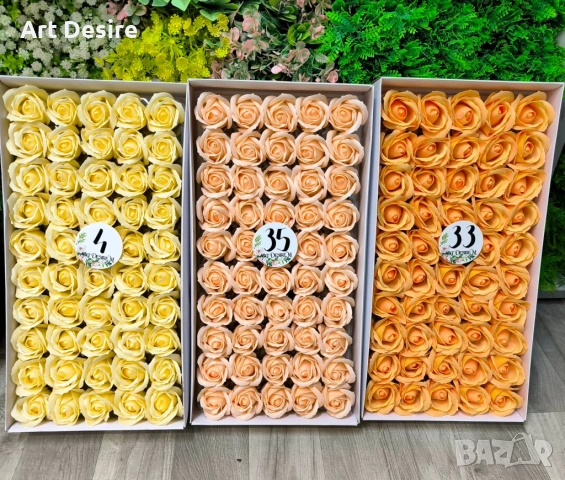 Сапунени рози , снимка 12 - Изкуствени цветя - 46398453