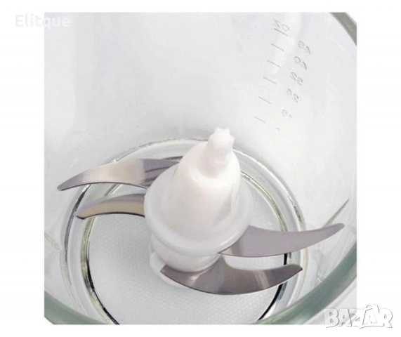 Чопър , 300W/1.5л., 2степени, стъклена купа, бял, снимка 3 - Други - 52852134