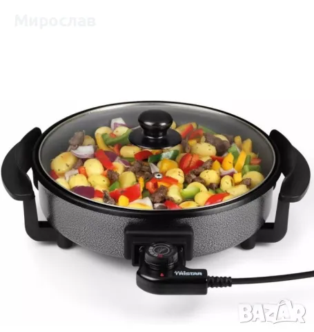 Tristar електрическа тава 30 см, снимка 2 - Съдове за готвене - 48538073