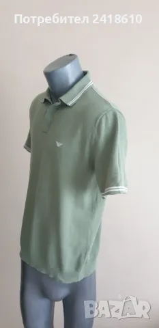 Emporio Armani Cotton Knit Mens Size 50 / L  ОРИГИНАЛ! Мъжка Тениска!, снимка 7 - Тениски - 47357633
