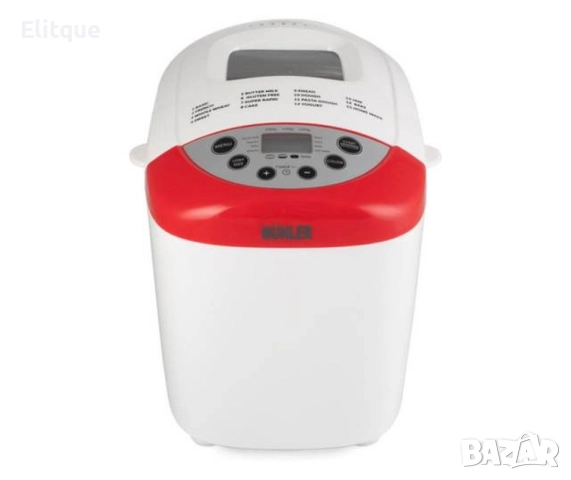 Хлебопекарна, бял- червен, две бъркалки, снимка 6 - Друга електроника - 52831436