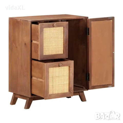 vidaXL Сайдборд, 60x35x75 см, мангово дърво масив, снимка 3 - Бюфети - 56146826