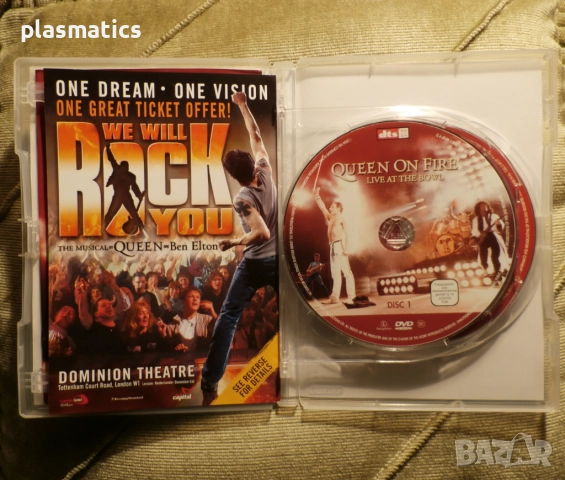 2DVDs - QUEEN - Live / Queen on Fire – Live , снимка 6 - CD дискове - 24152644