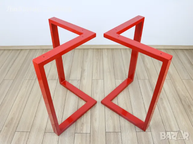 Метални крака за маса, бюро, пейка, цената е за 1бр., снимка 11 - Маси - 47690459