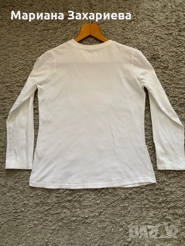 Весела памучна блуза, снимка 3 - Блузи с дълъг ръкав и пуловери - 35818598