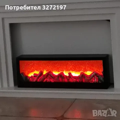 USB декоративна камина с реалистичен изкуствен огън , снимка 3 - Настолни лампи - 48133295