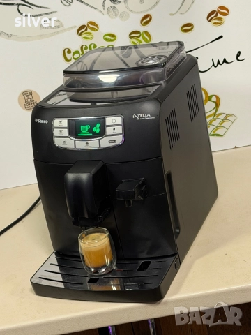Кафемашина кафе автомат Saeco INTELİA one с гаранция, снимка 2 - Кафемашини - 53001967