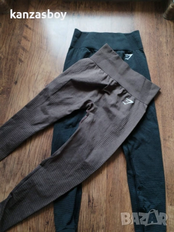 Gymshark Vital Seamless 2.0 Leggings Brown Marl - дамски фитнес клин С , снимка 6 - Клинове - 53864493