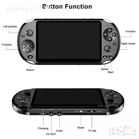 Преносима игра STELS X12 Pro,Smart Technology, 5.1 инча LCD,10000 игри, снимка 18 - Други игри и конзоли - 40180719
