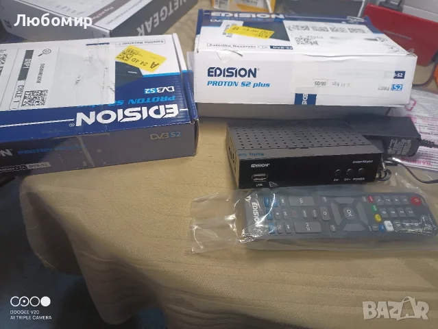 EDISION PROTON S2 Plus Full HD DVB-S2 сателитен приемник, поддръжка на Unicable, USB , снимка 3 - Приемници и антени - 55715131