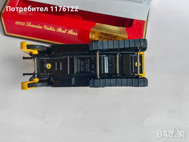 Matchbox MOY Y-16 '23 Scania-Vabis Post Bus Мачбокс Пощенски Автобус Скания Вабис Олдтаймер Нов, снимка 8 - Колекции - 41658831