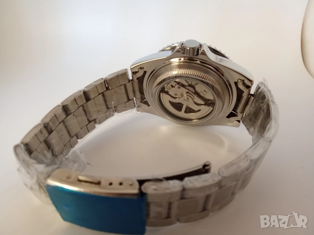 Мъжки стоманен часовник Winner с автоматичен механизъм , снимка 3 - Луксозни - 52691888