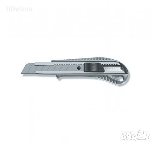 Макетен нож Алуминиев 18мм, снимка 1 - Други инструменти - 33909932