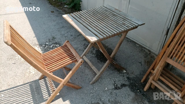 маса + 4 столове, градински ПЪЛЕН комплект, 4 стола , снимка 6 - Градински мебели, декорация  - 50884720