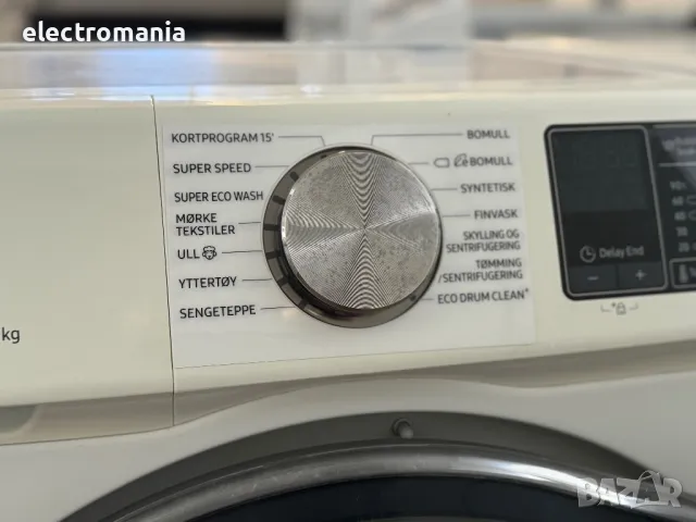 пералня Samsung QuickDrive ecoBubble WW90M643OBW 9кг, снимка 3 - Перални - 47451034