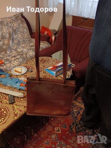 Мъжка чанта от тележки бокс.