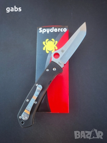 Сгъваем нож Spyderco LUM C46,G10Tanto, снимка 2 - Ножове - 52939516