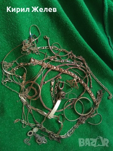 100 грама сребърни накити за поправка за части за реставрация или материал 51425, снимка 4 - Бижутерийни комплекти - 51951978