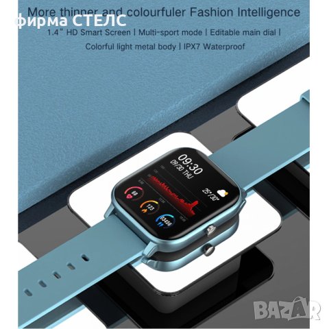 Смарт часовник STELS LS89, Водоустойчив IP68, 1.4 инчов HD Full touch, снимка 9 - Смарт часовници - 40247915