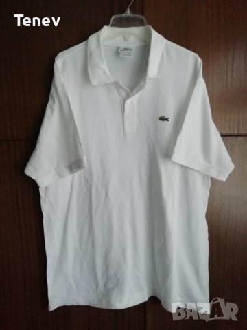 Lacoste Vintage Polo оригинална бяла памучна поло тениска 