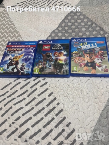 PS4 игри – Lego Jurassic World, Paw Patrol, Ratchet & Clank