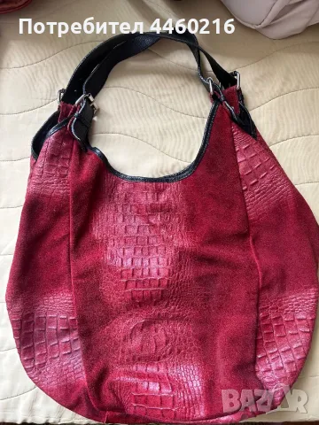 Италианска чанта от естествена кожа , снимка 1