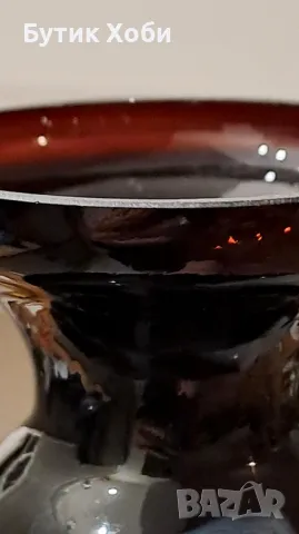 Двойка вази от духано стъкло, снимка 9 - Антикварни и старинни предмети - 49625110