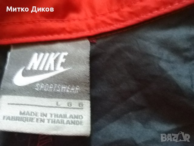 Nike Jacket Anorak Windbreaker марково като нова на Найк яке анорак леко размер Л, снимка 7 - Спортни дрехи, екипи - 42026825