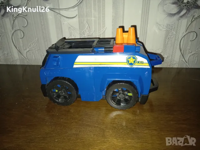 Пес Патрул Трансформиращ се полицейски камион на Чейс , снимка 8 - Коли, камиони, мотори, писти - 47885730