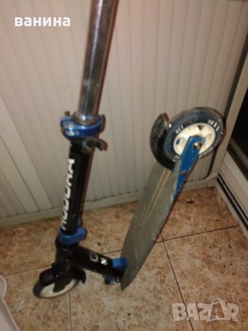 Hudora big wheel 125 детски скутер до 100кг, снимка 4 - Детски велосипеди, триколки и коли - 41494196