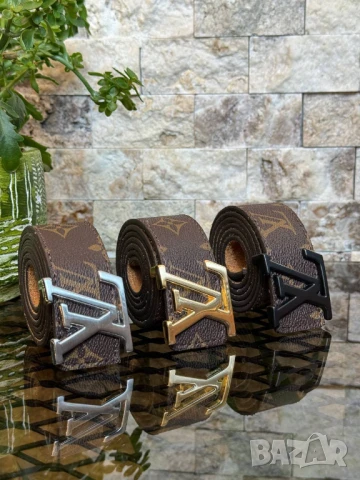 колани от естествена кожа в кутия louis vuitton, снимка 9 - Колани - 50768188