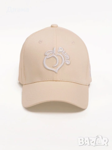 Бежова шапка с козирка Peach Pump