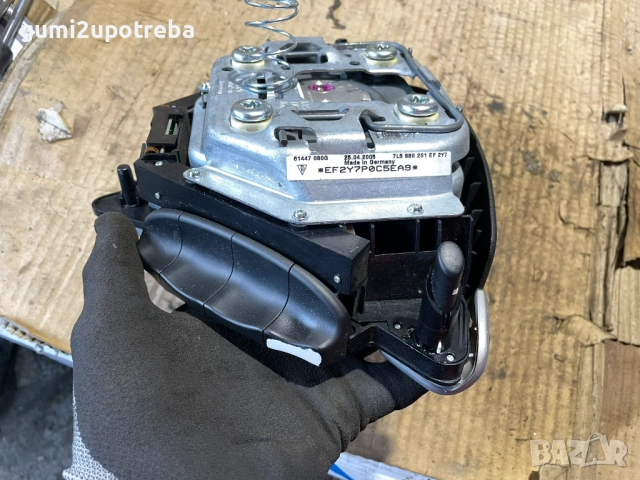 Airbag Волан 7L5880201EF Porsche Cayenne S 4.5 2005г 9PA, снимка 5 - Части - 52323710