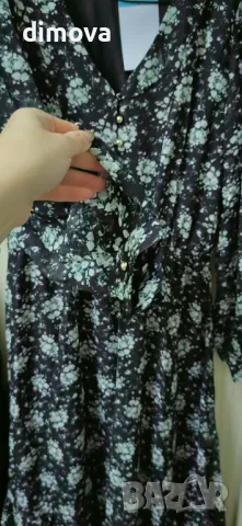 Миди рокля с цветя, снимка 3 - Рокли - 48590777