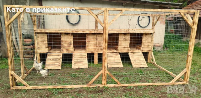 Кокошарник, Дървена клетка за пилета, снимка 7 - За птици - 50312014