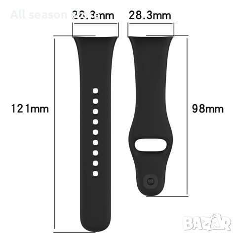 Силиконови верижки/каишки за Xiaomi redmi watch 3, снимка 2 - Каишки за часовници - 41790318