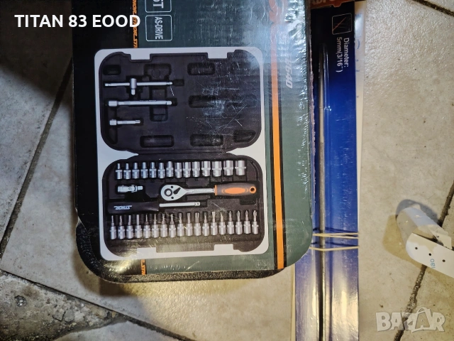 Комплект тресчотка, битове и вложки STHOR, 1/4 ", 38 части, снимка 2 - Други инструменти - 53539691