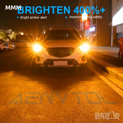 2 х LED Автокрушки Т20 W21W 7440, снимка 7 - Аксесоари и консумативи - 39621487