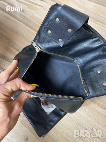 Уникална нова бутикова чанта от естествена кожа Litla flugan ! , снимка 8 - Чанти - 44686890
