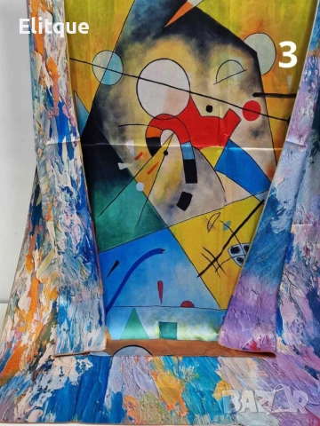 Дамски шал АРТ дизайни 180x90 см, снимка 3 - Шалове - 52895213