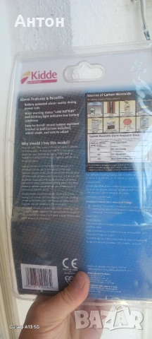 Сензор за дим и въглероден окис 2 в 1, Kidde, снимка 2 - Други - 51326834
