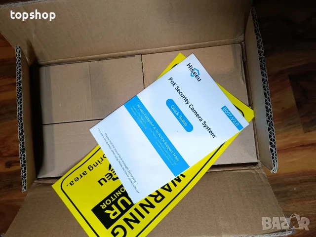 ЧИСТО НОВА с 3TB HDD Hiseeu 5MP 8-канална PoE CCTV СОТ система с 10'' LCD монитор, 4бр. камери..., снимка 11 - Комплекти за видеонаблюдение - 50552507